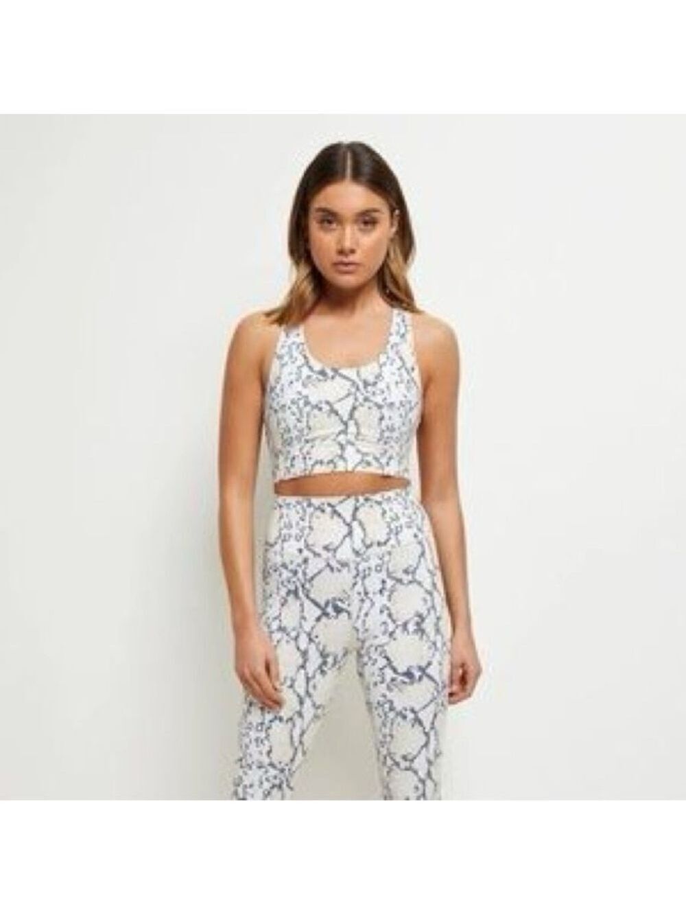 All Fenix White Python Sports Bra Size Small - Picture 2 of 7